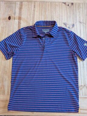 Maelreg Navy and Red Striped Polo Shirt